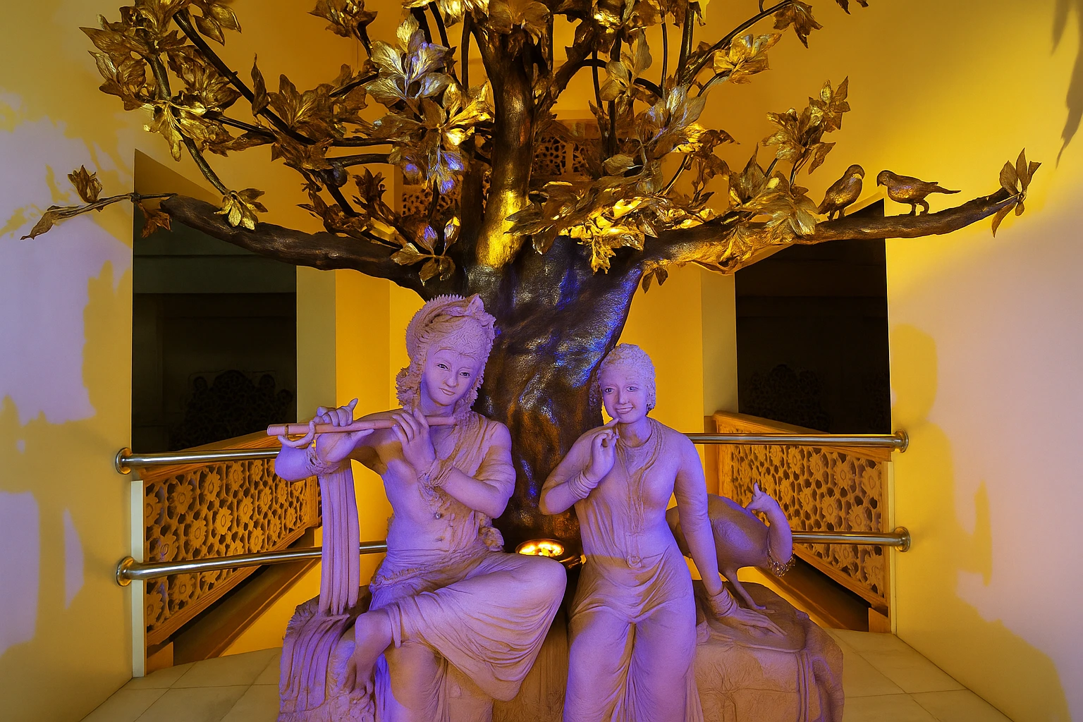 Krishna Temple Public Space in Vrindavan, UP image 7