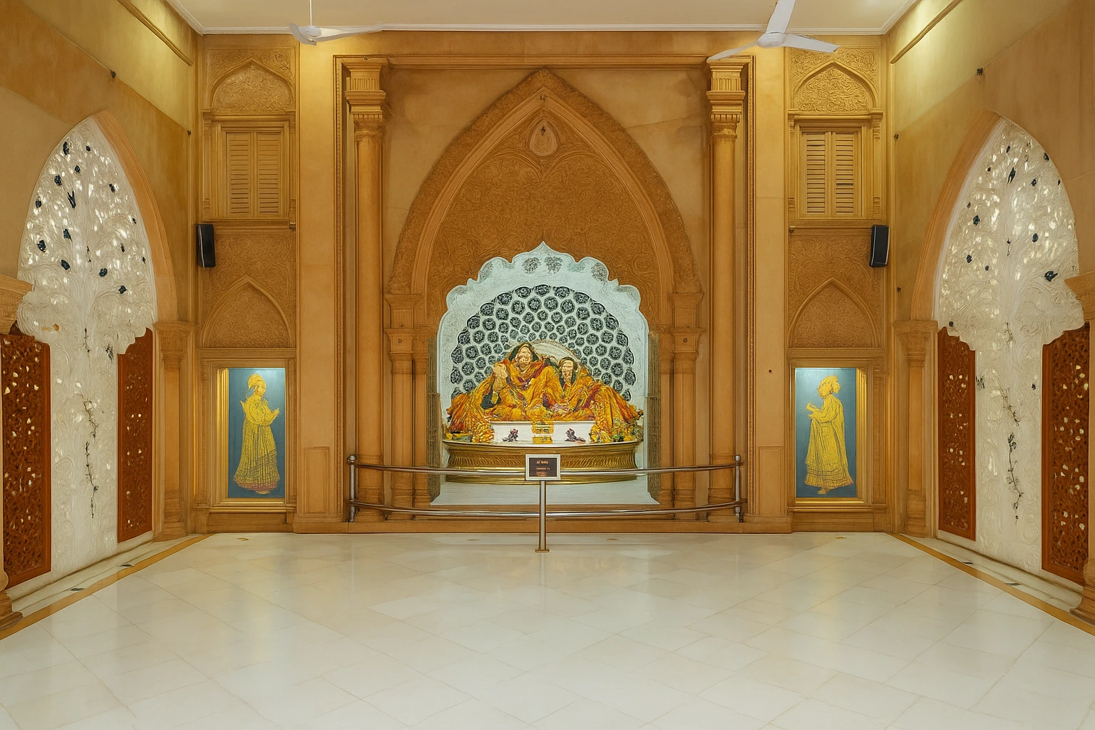 Krishna Temple Public Space in Vrindavan, UP image 3