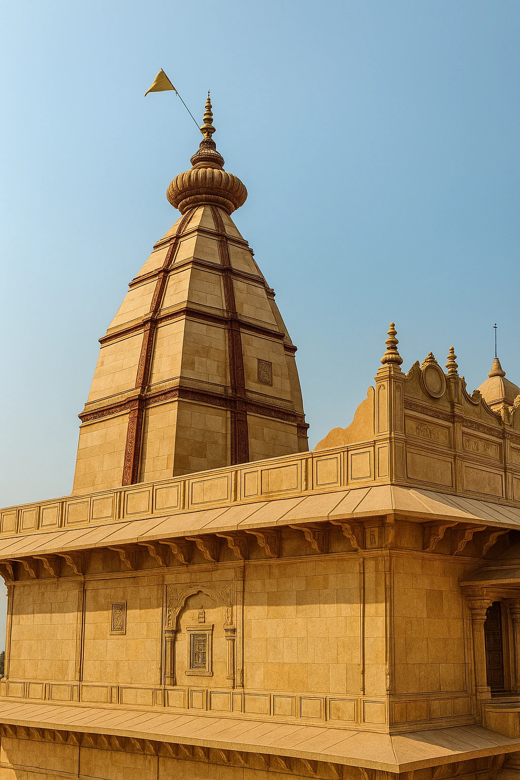Krishna Temple Public Space in Vrindavan, UP image 5