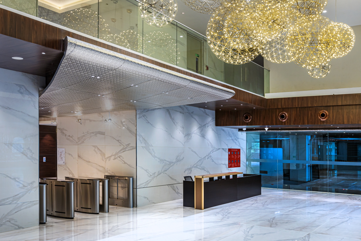 Aurum Q1 Commercial Building Lobby Third Space in Navi Mumbai image 2