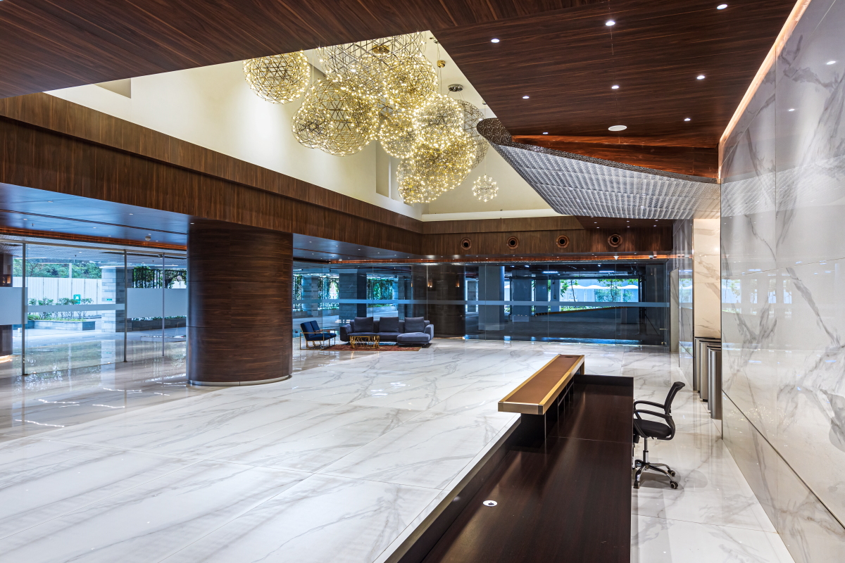 Aurum Q1 Commercial Building Lobby Third Space in Navi Mumbai image 4