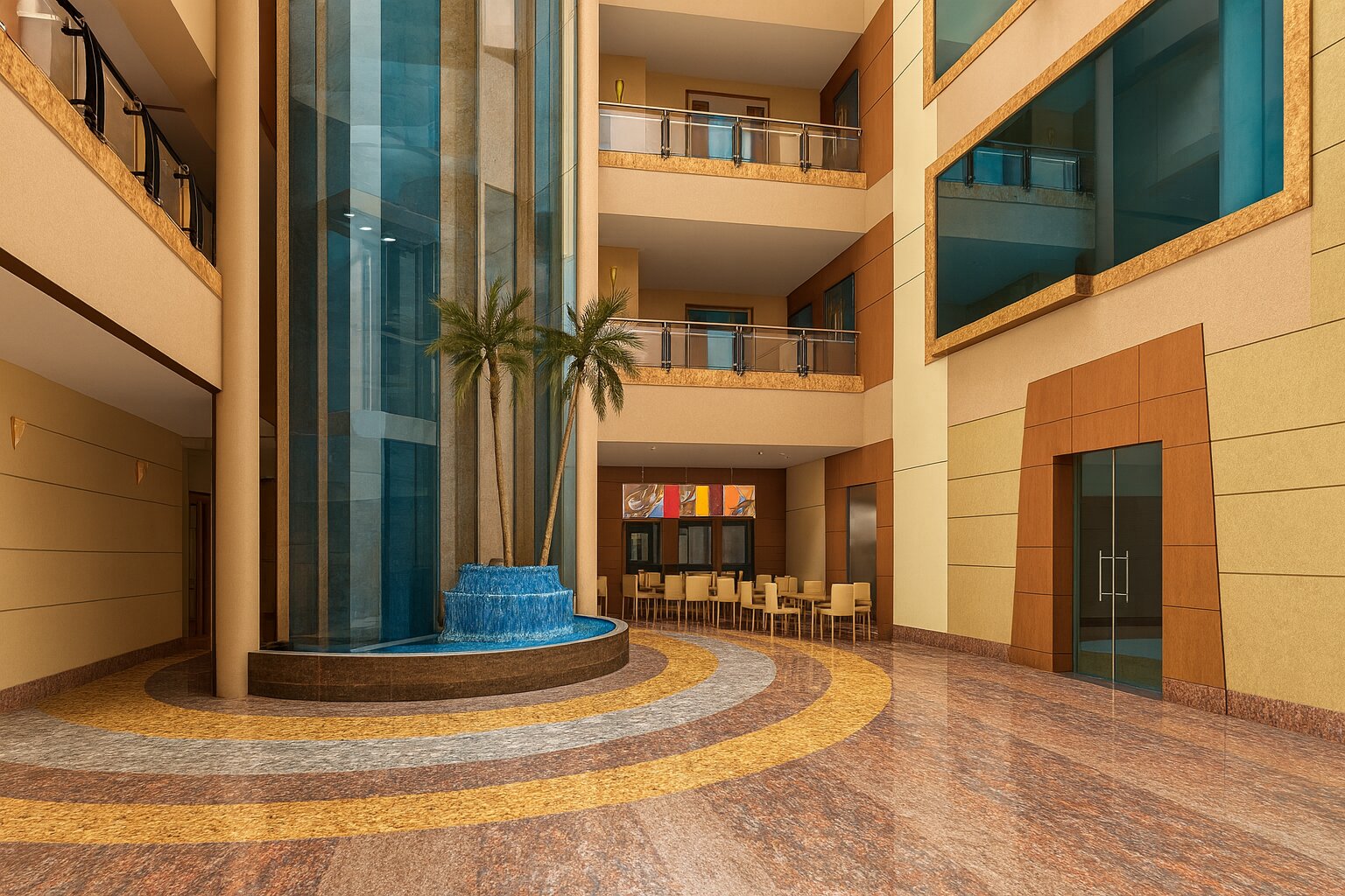 E&Y Headquarter Muscat Facade design & Common area in Muscat, Oman image 1