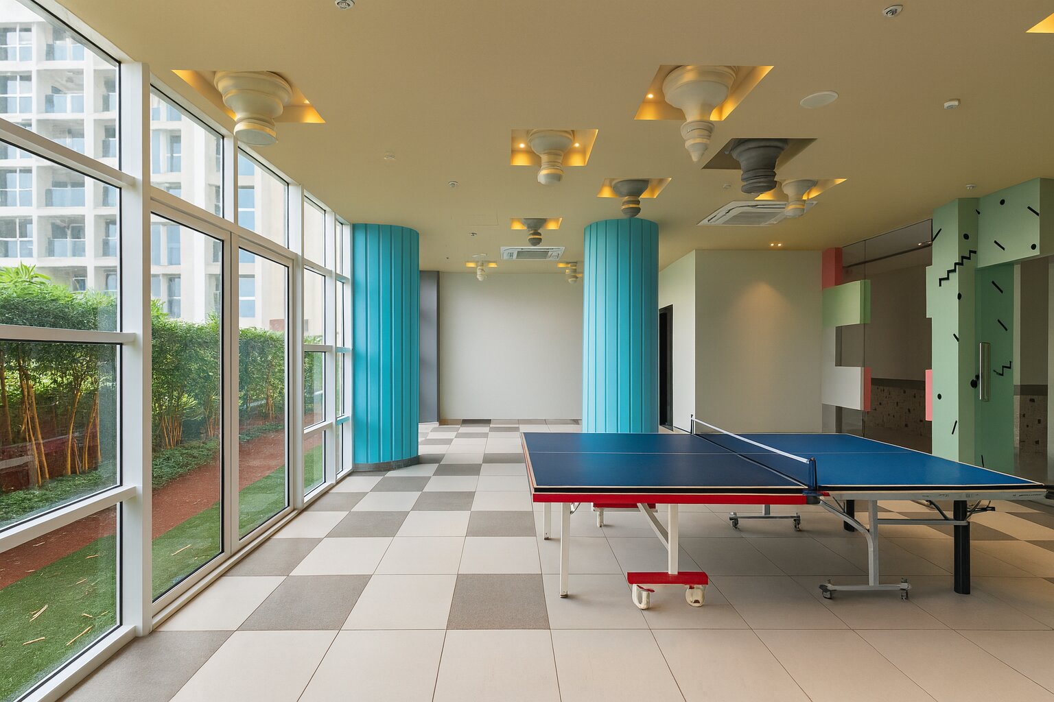 Q Parc Residential podium Third Space in Navi Mumbai image 3